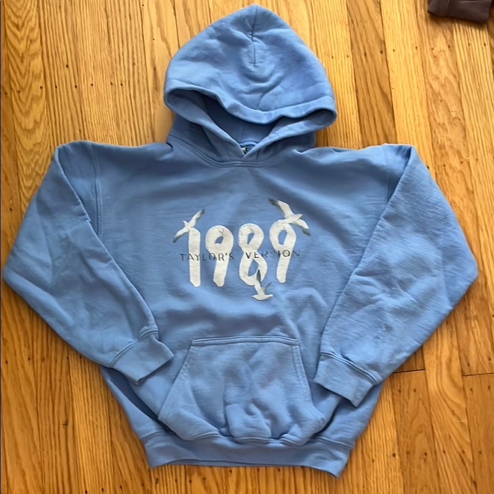 Taylor Swift 1989 Hoodie- Kids Gildan Blue Sweatshirt Classic Pullover Hoodie